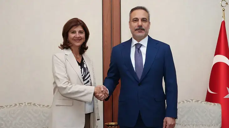 Dışişleri Bakanı Hakan Fidan, BM Genel Sekreteri Kıbrıs Şahsi Temsilcisi Cuéllar ile