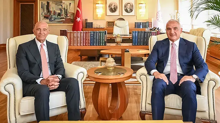 Bakan Ersoy, ABD'nin Ankara Büyükelçisi Barrack'ı kabul etti