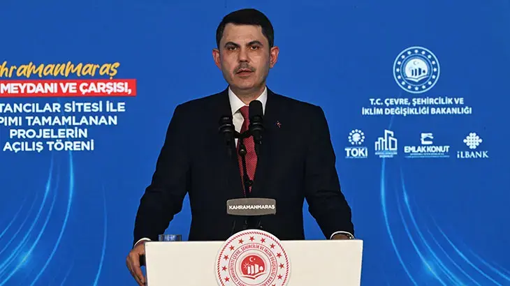 Bakan Kurum Kahramanmaraş'ta tamamlanan projelerin açılışında konuştu