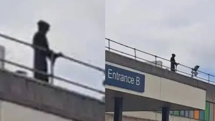 Hastane çatısında 'Azrail' paniği!