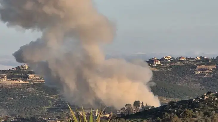 Ateşkese rağmen İsrail'den Lübnan'a bombardıman!
